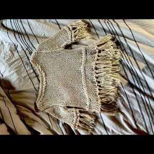 Free people shaggy crop sweater